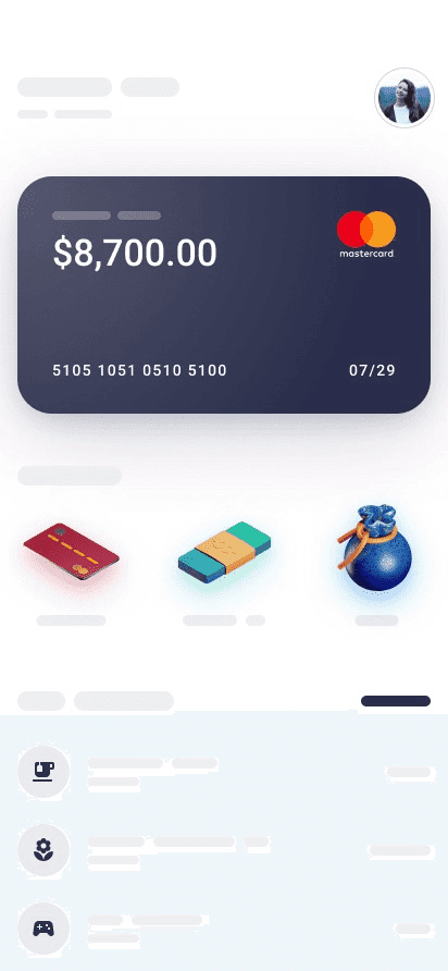 Screenshot of an app