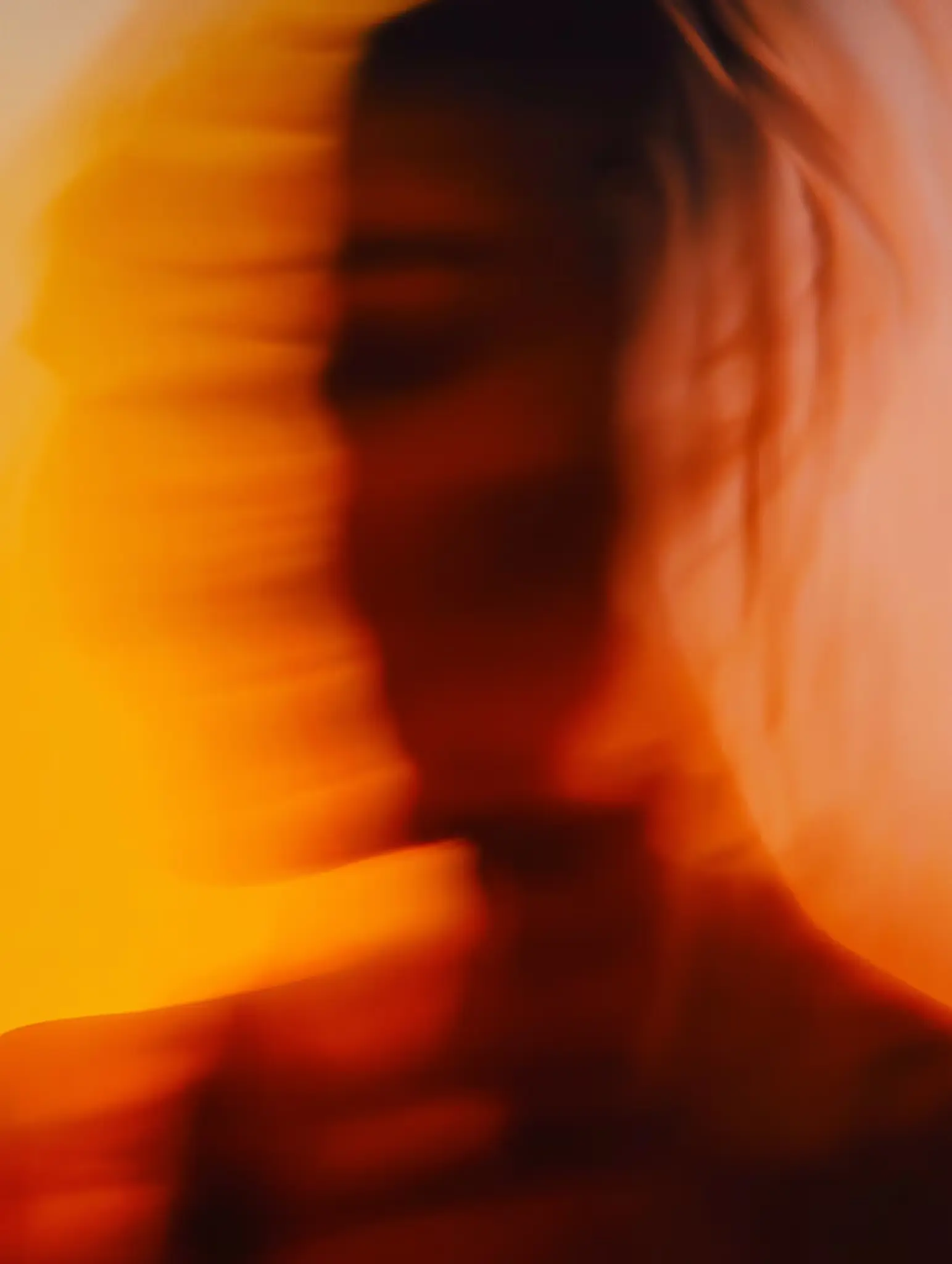 Woman inside a sauna 