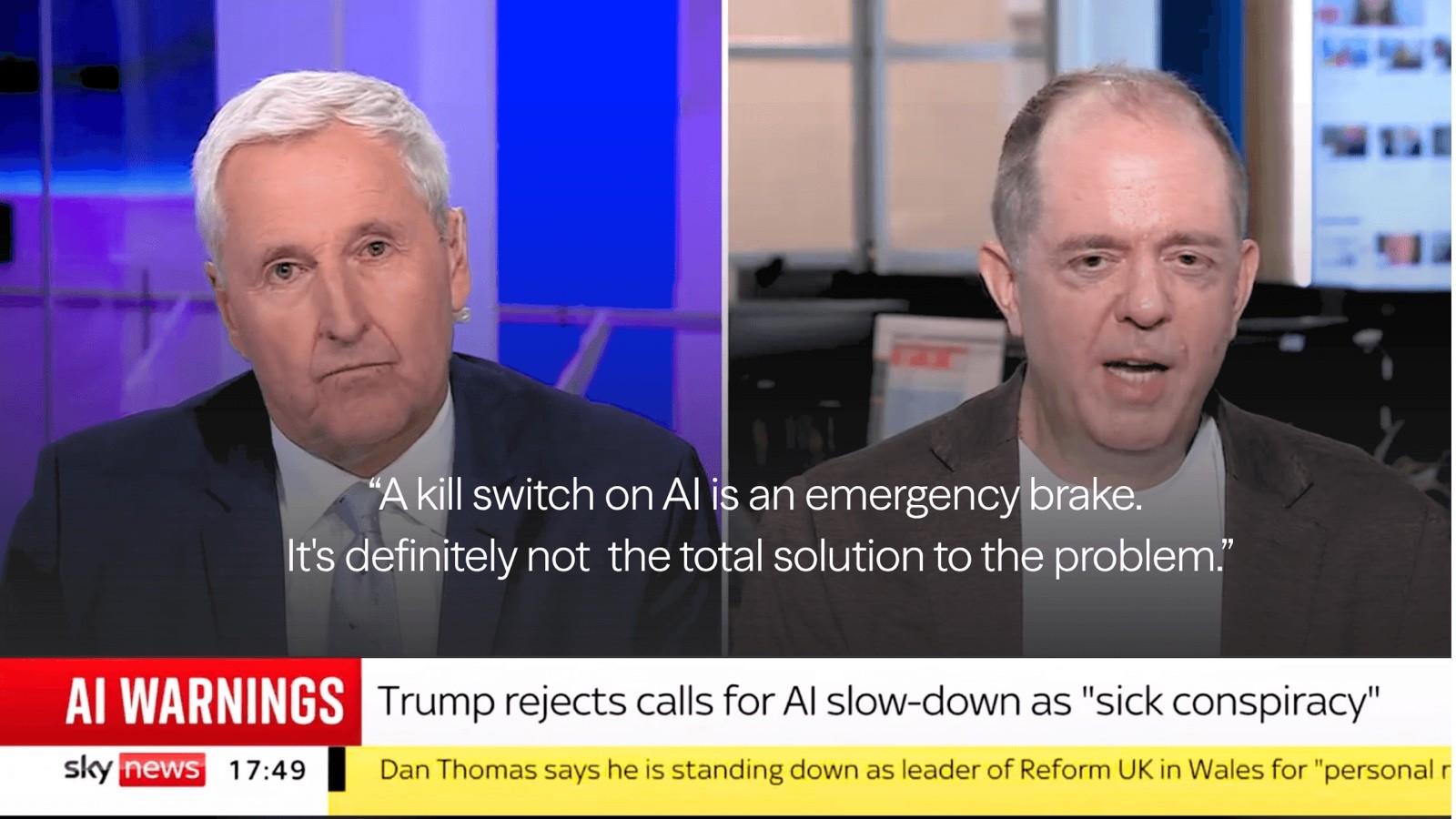 William on Sky News, 15 September
