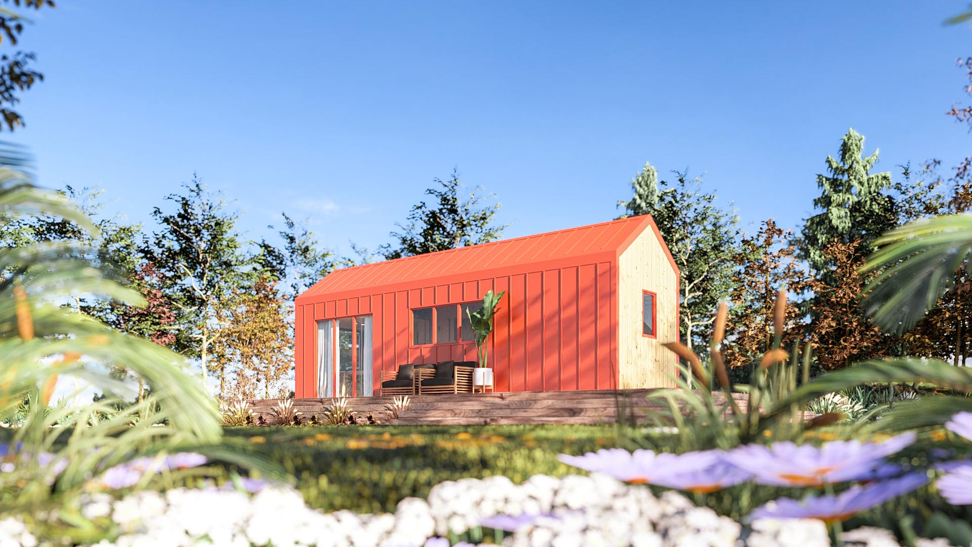 8x30 tiny house with 2 lofts