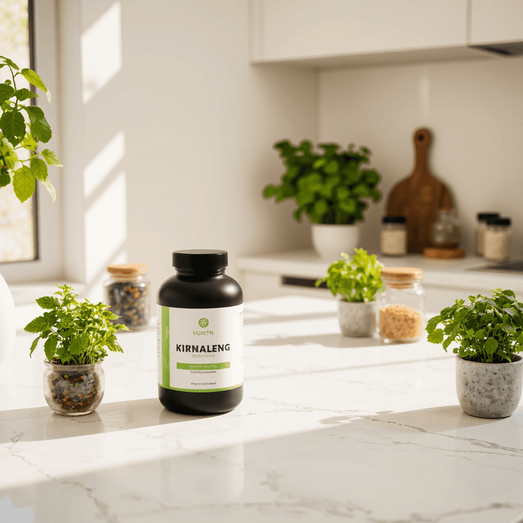 product photography of bottle of supplement