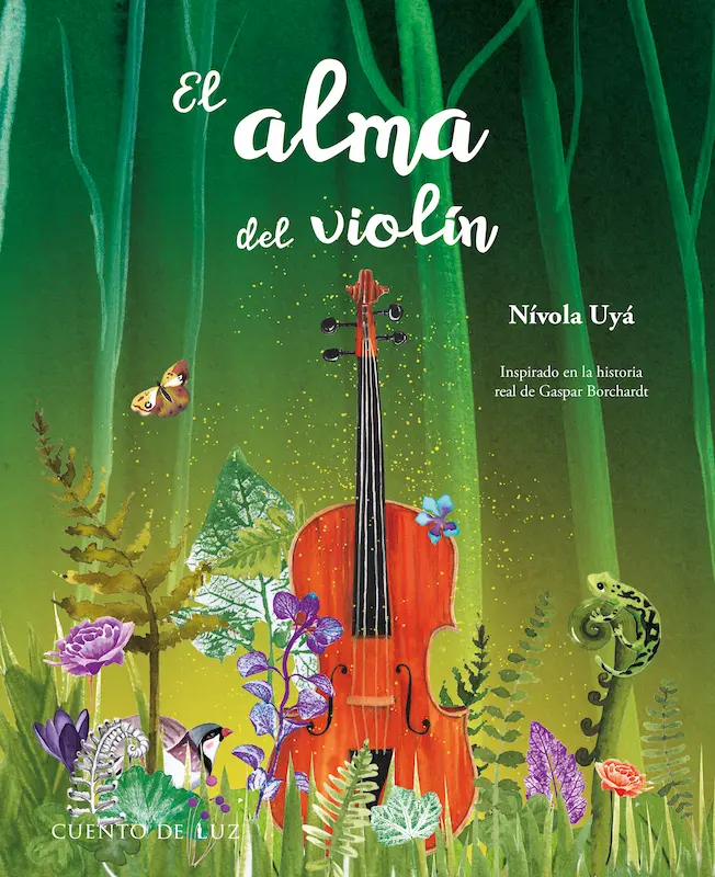 Nívola Uyá著『El alma del violín』の表紙
