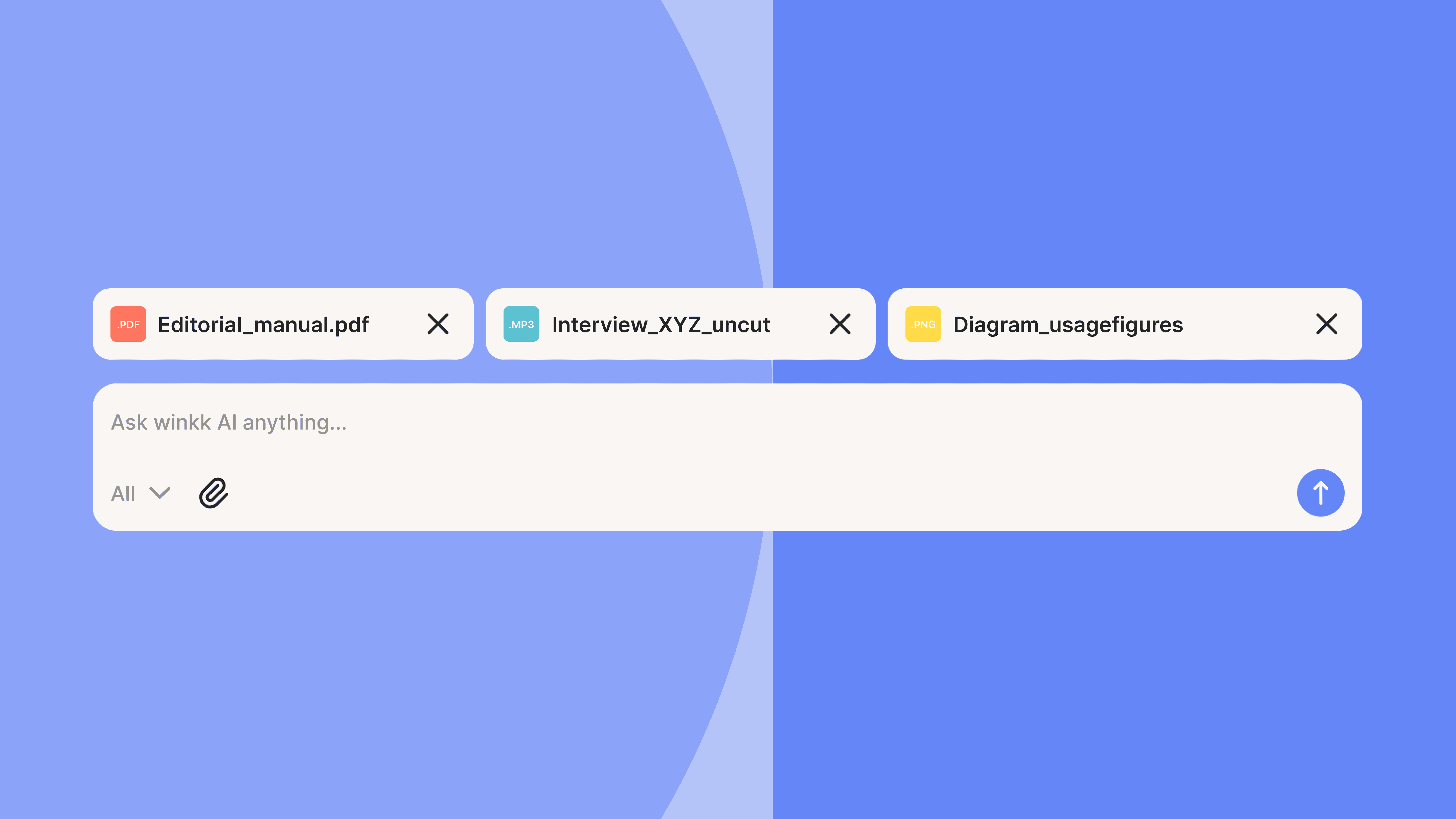 Example prompt in winkk AI Chat