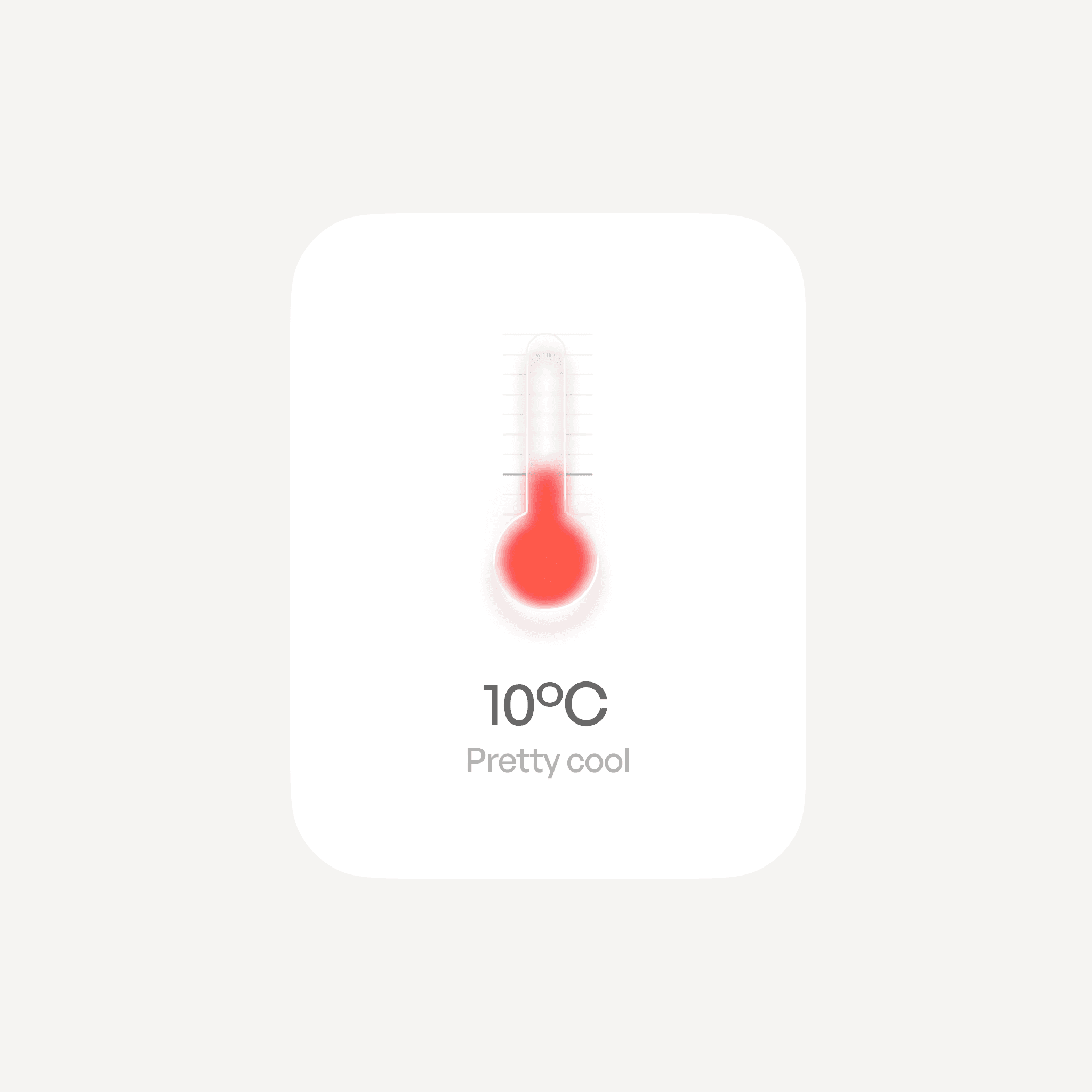 liquid glass thermometer ui