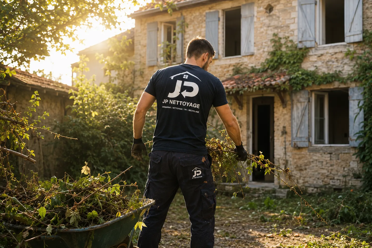 Débroussaillage et nettoyage extérieur réalisés par JP Nettoyage dans le Puy-de-Dôme.