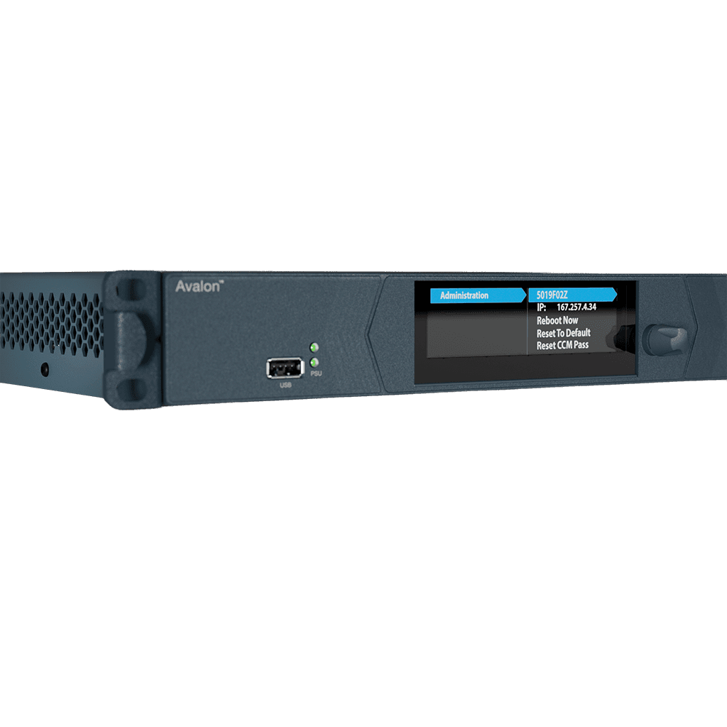 Right Side Angle of Avalon Base Station and Screen