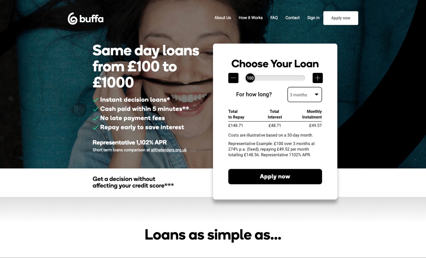 Buffa website banner