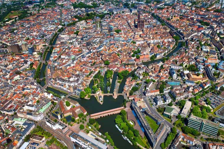 Contest image vue aerienne Strasbourg