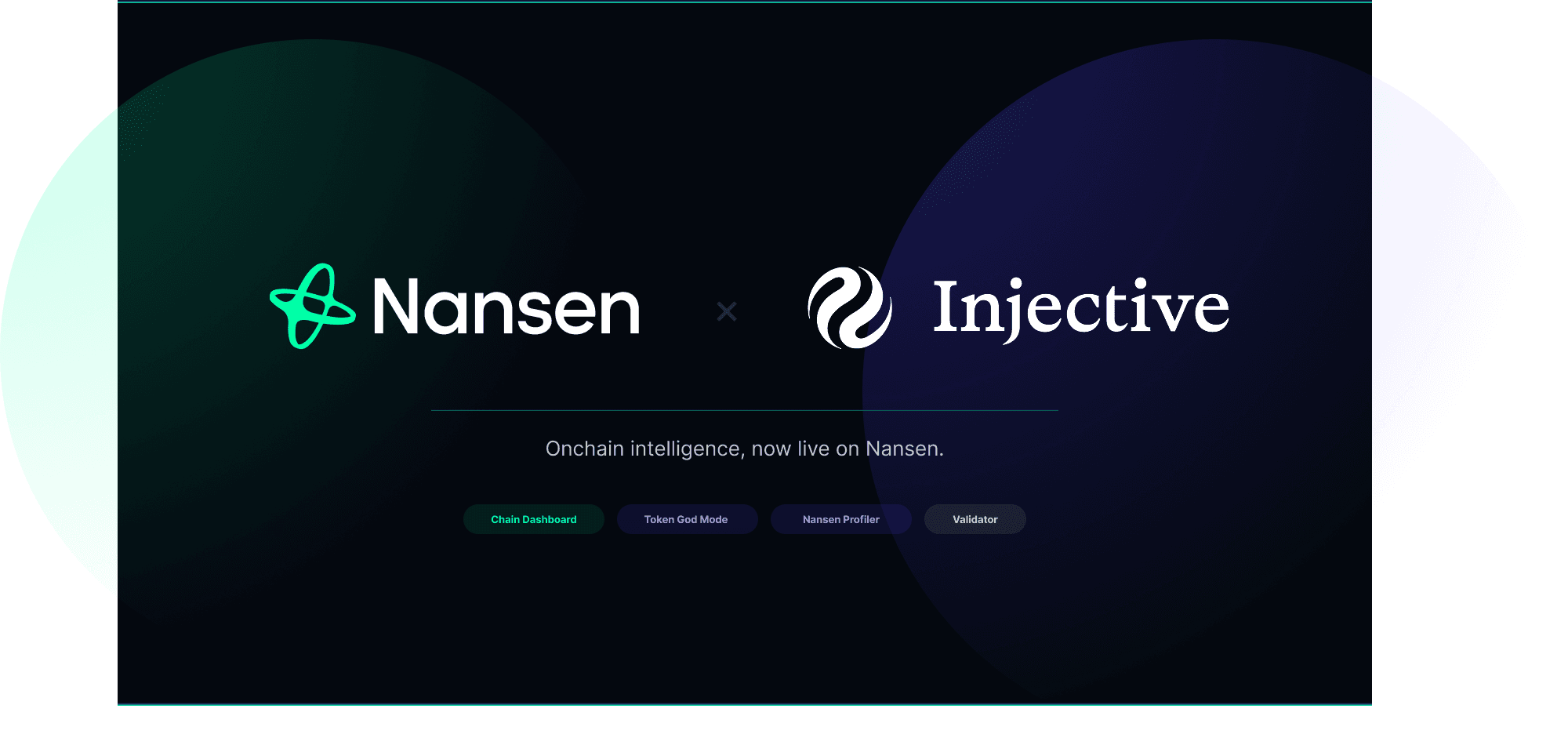 We're Collaborating with Injective: Full Onchain Analytics and Validator Now Live