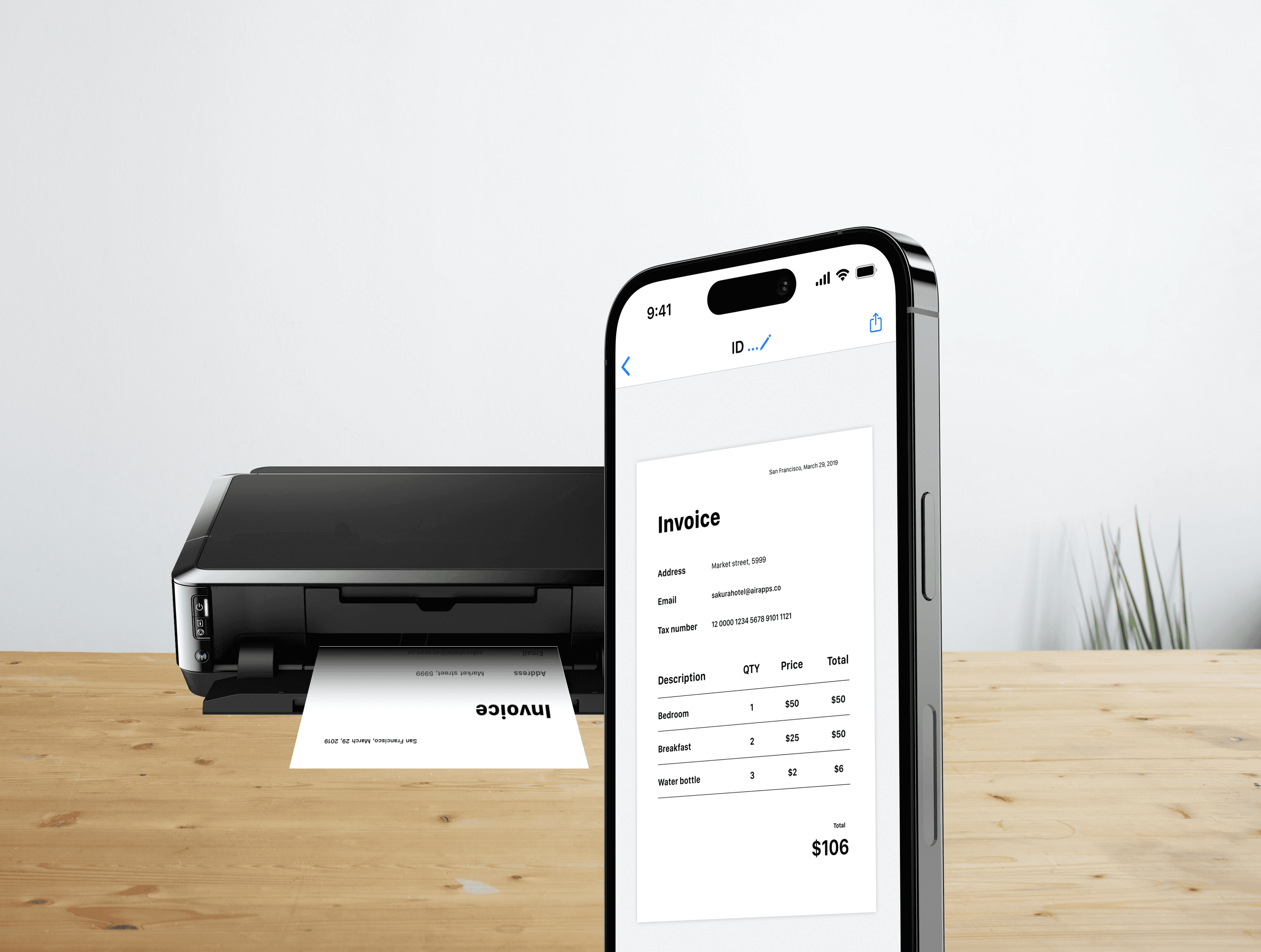 Print and share anywhere