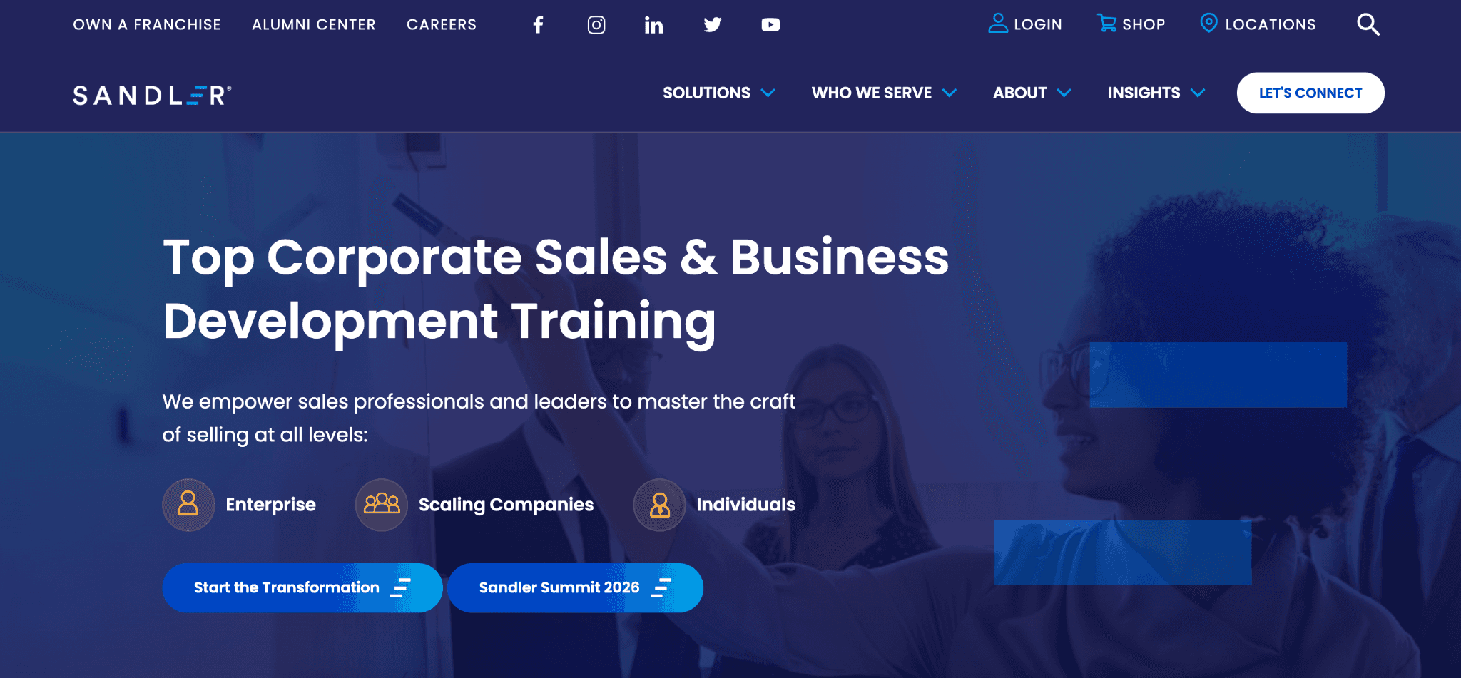 sandler sales training