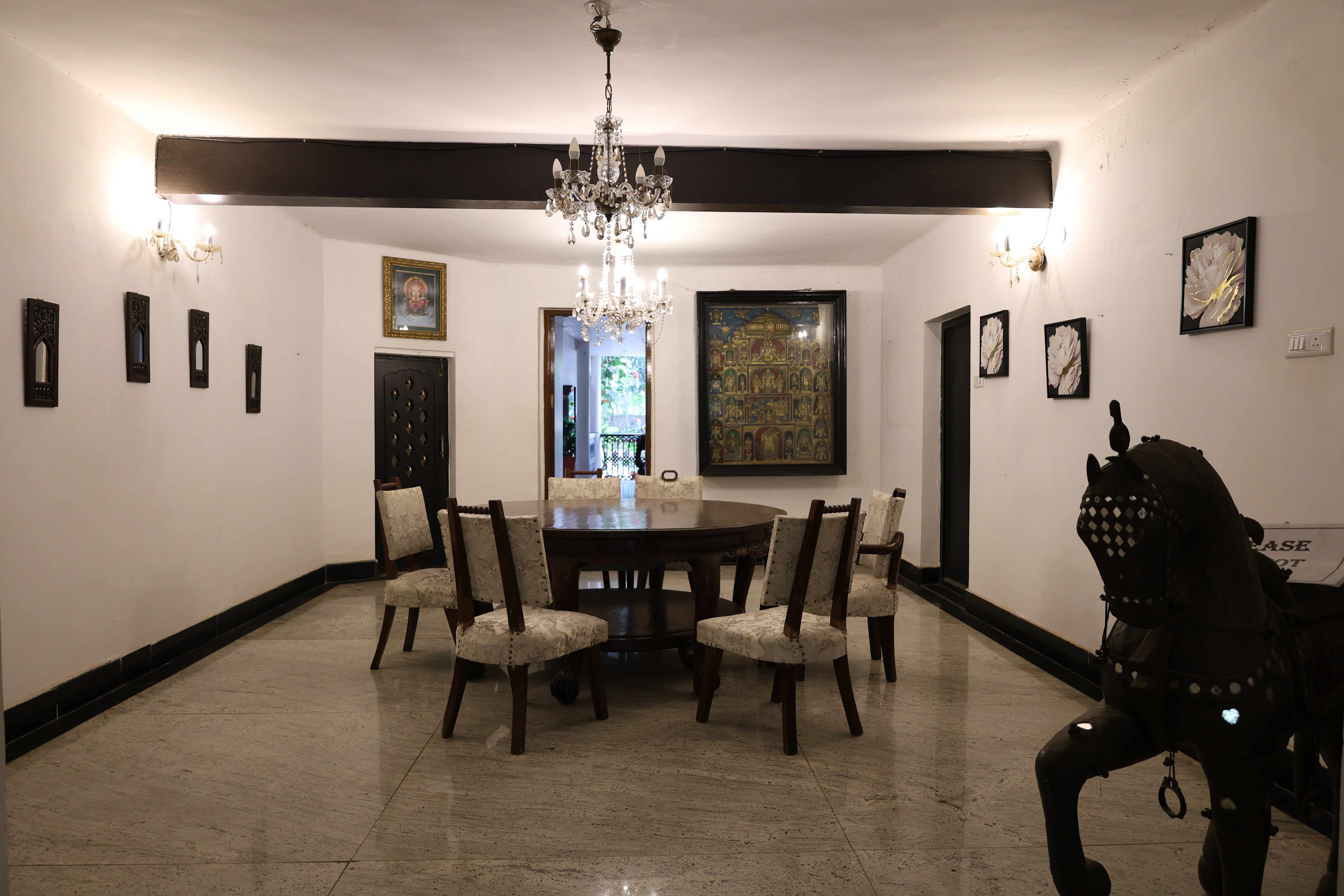 black vinyl record on white textile