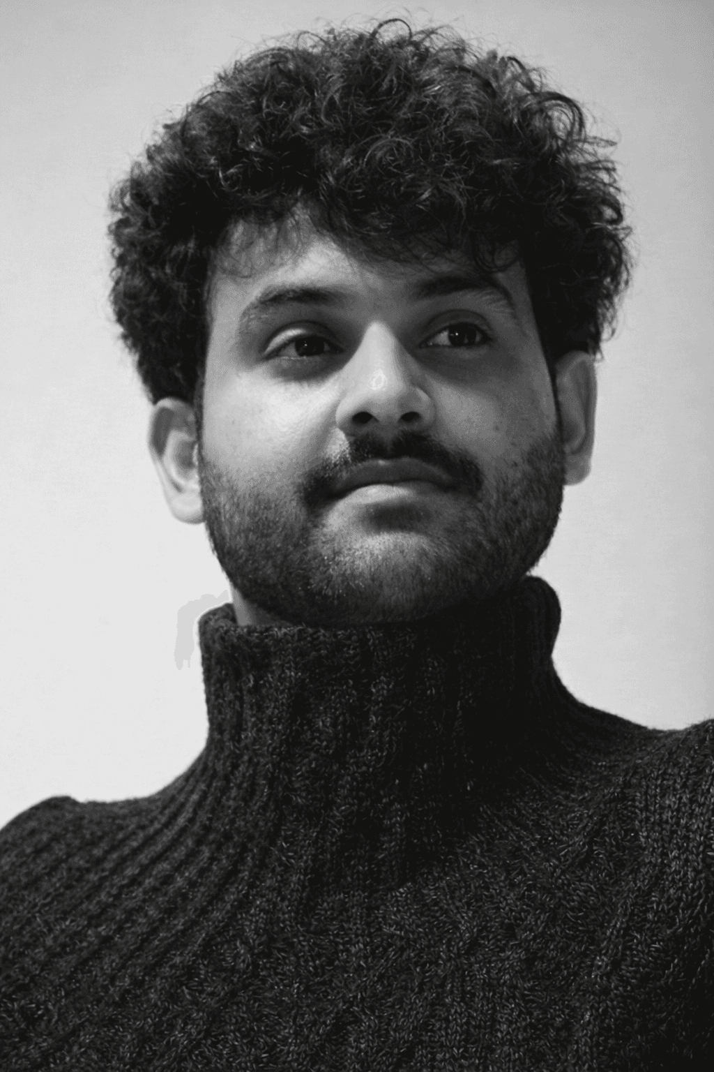 Portrait of portfolio creator – front view