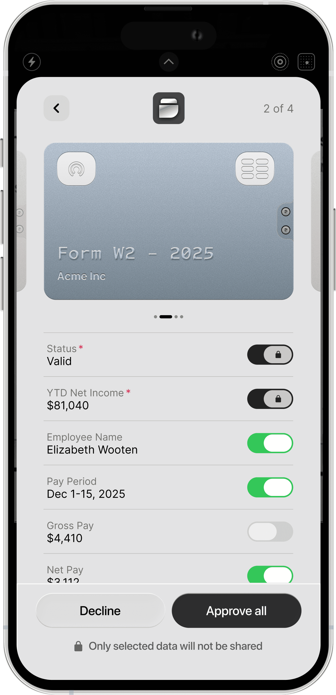smartphone-showing-a-selective-dislcosure-sheet