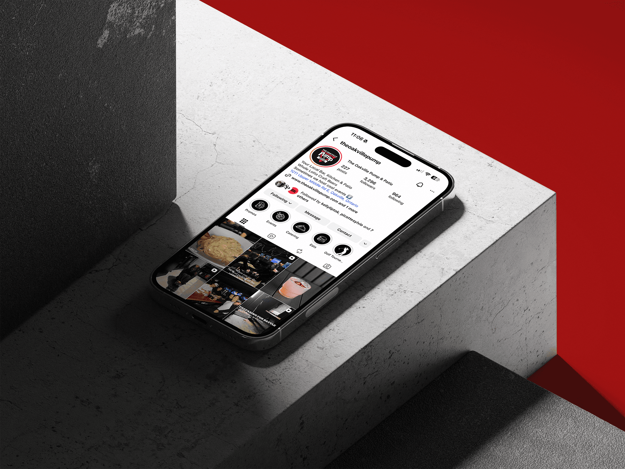 Restaurant branding and digital design work for Pump Group