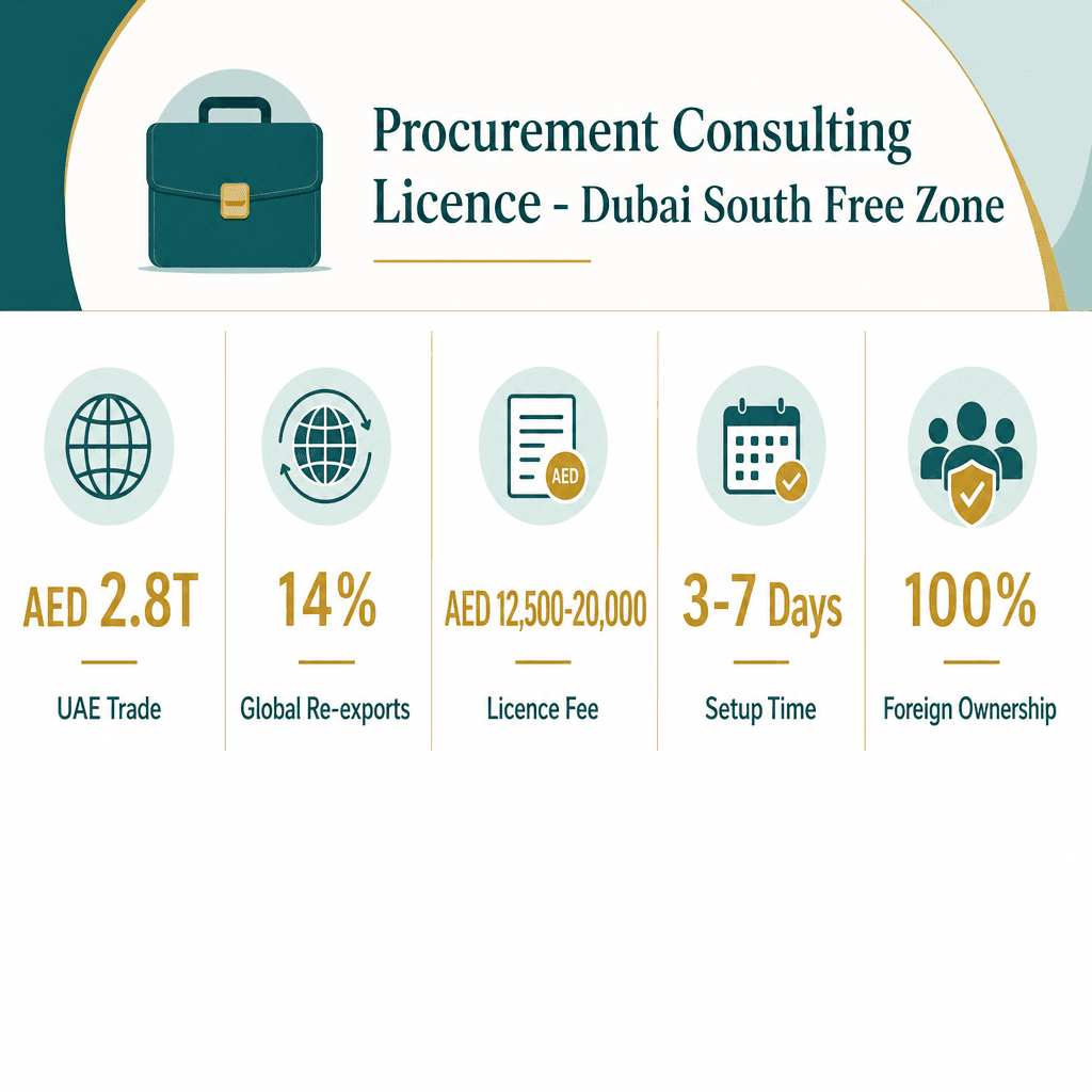 Infographic: Procurement Consulting Business License in Dubai