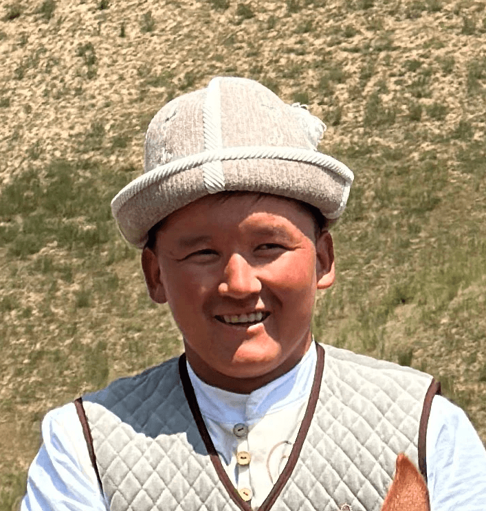 Local Kyrgyz child encountered during a nomadic journey in Kyrgyzstan
