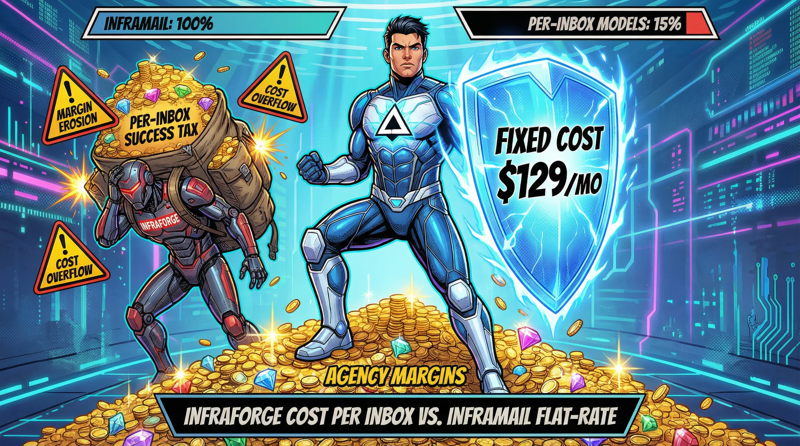 Infraforge Cost Per Inbox: Complete Breakdown + Margin Analysis