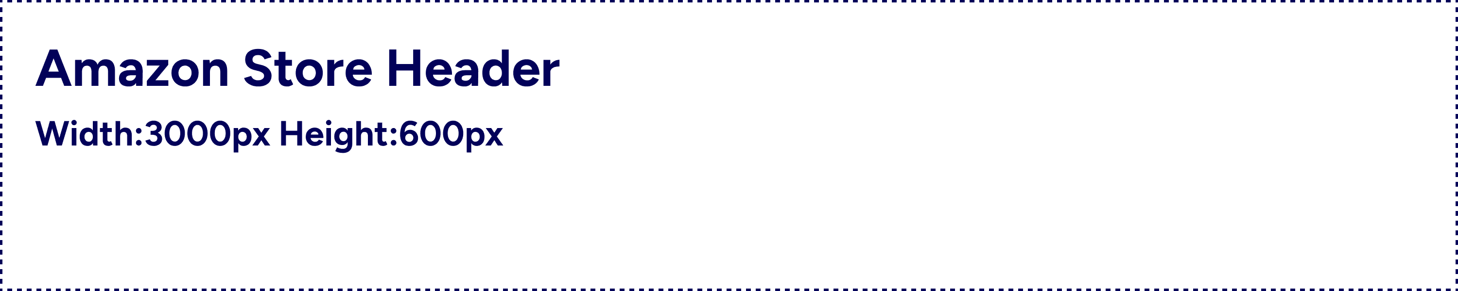 Amazon Store Header 3000x600
