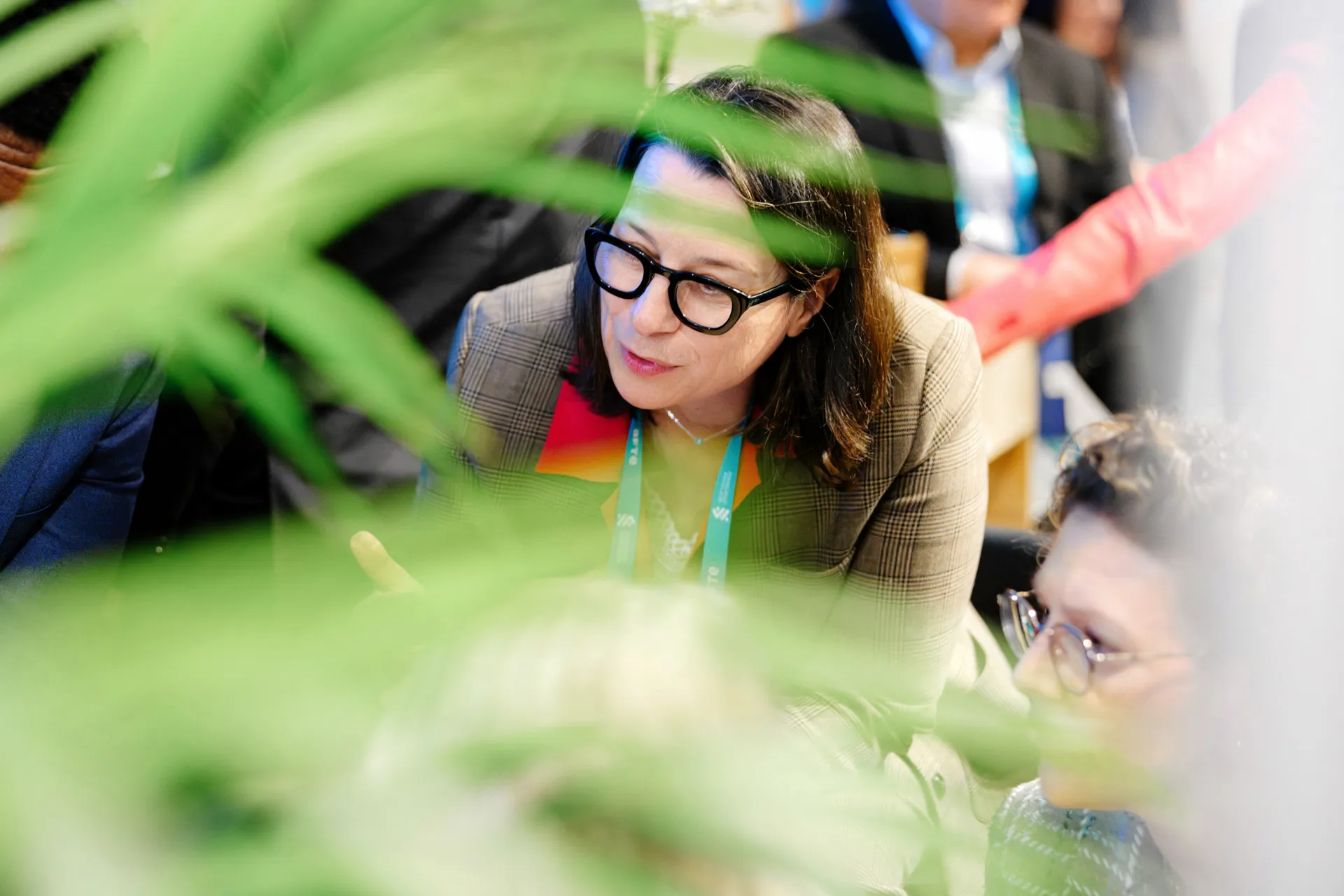Espace networking du salon AFTE 2025 – échanges entre professionnels de la finance d’entreprise