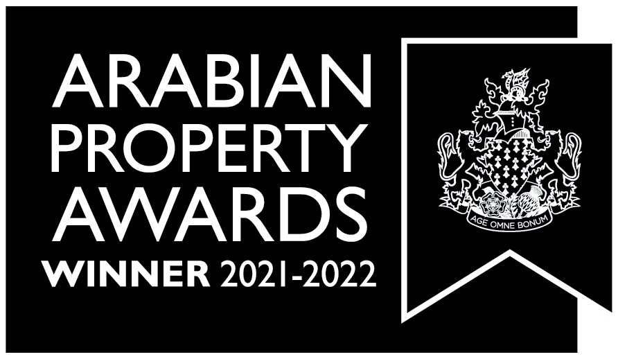 Arabian Property Awards, noting "Winner 2021-2022"