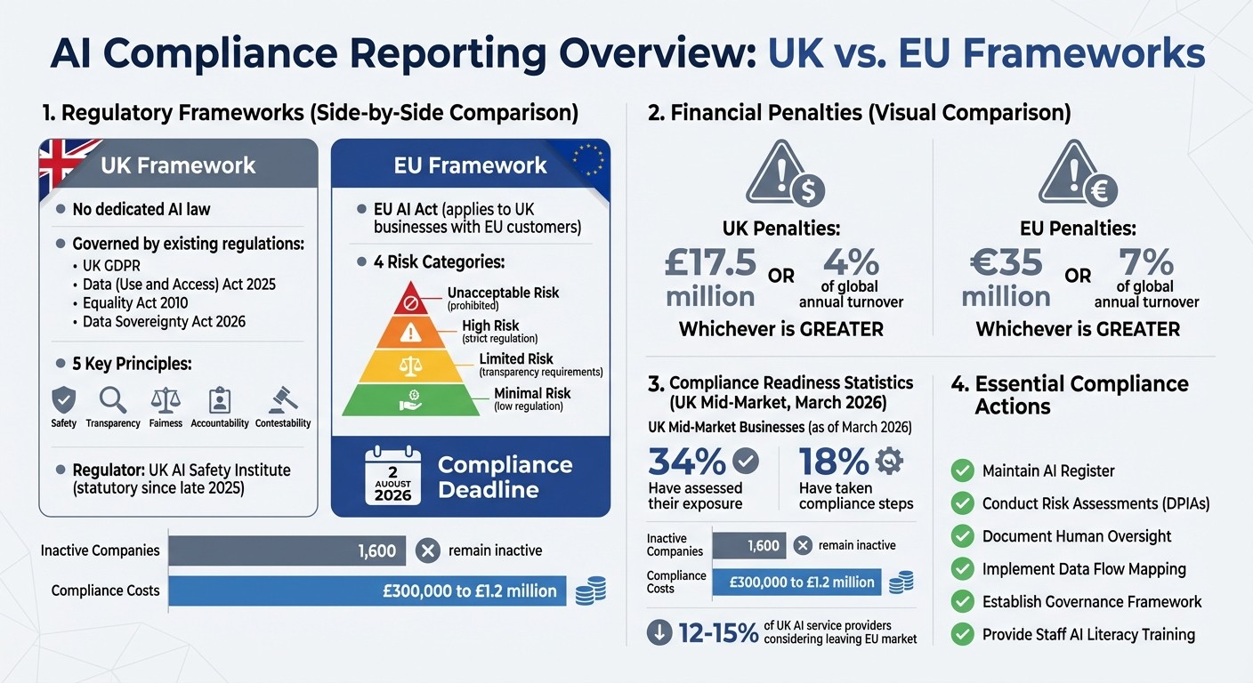 UK vs EU AI Compliance: Key Regulations, Penalties, and Deadlines for 2026