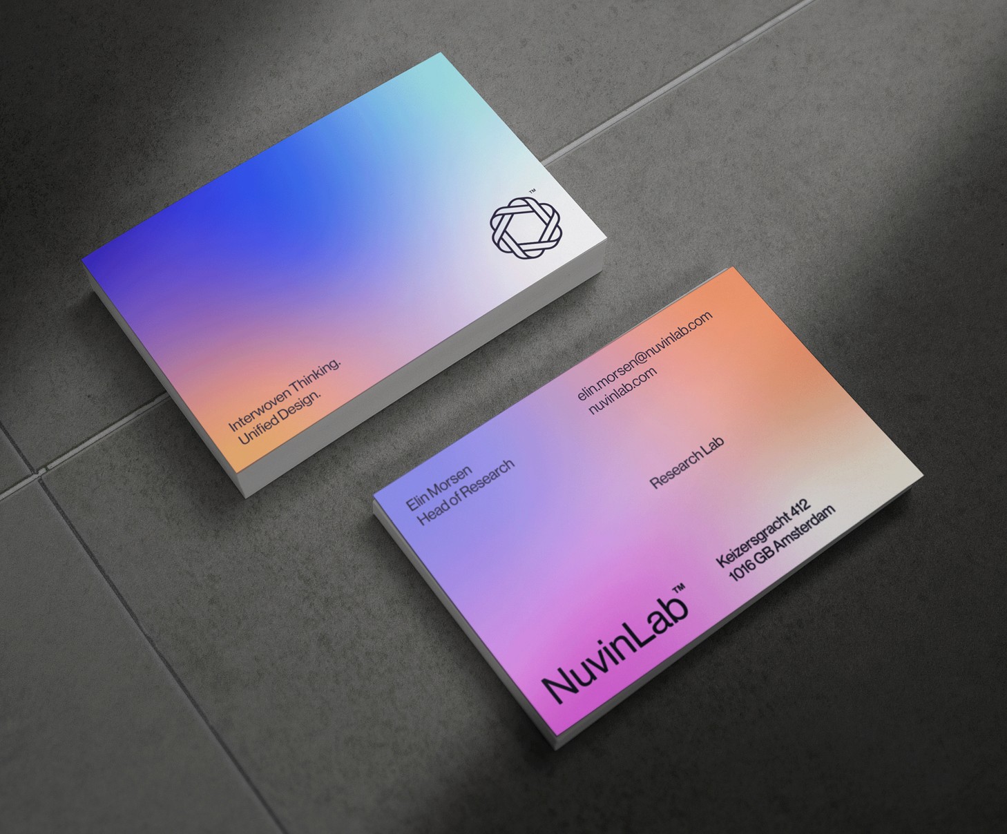 Businesscard design Nuvin by Typefool