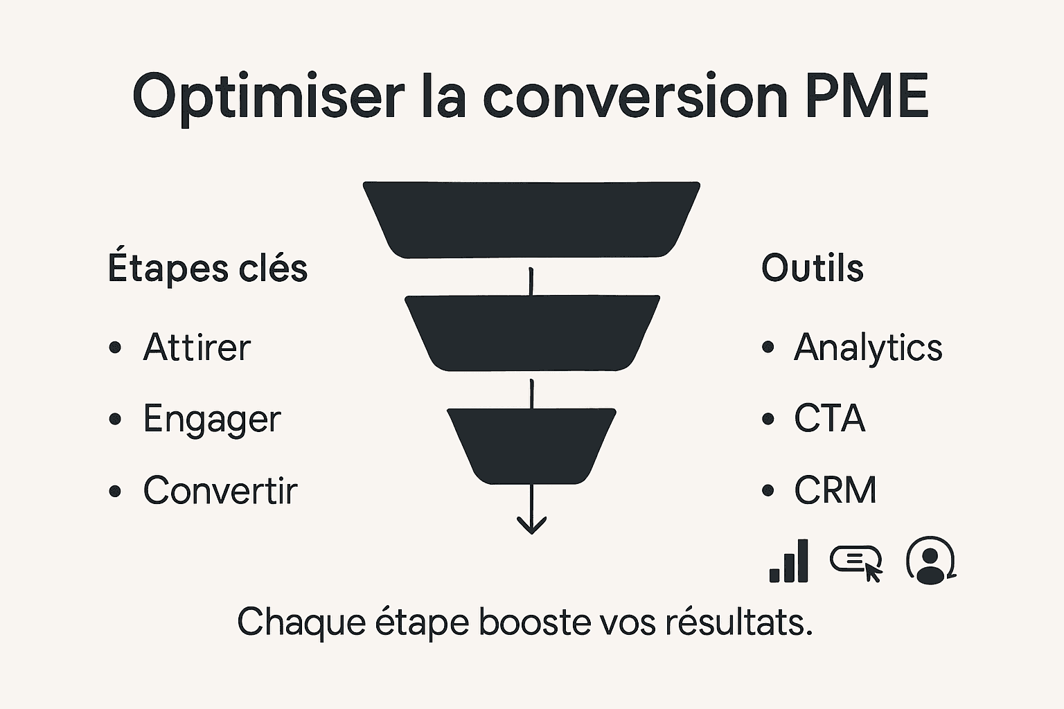 Infographie : comment booster le taux de conversion dans les PME