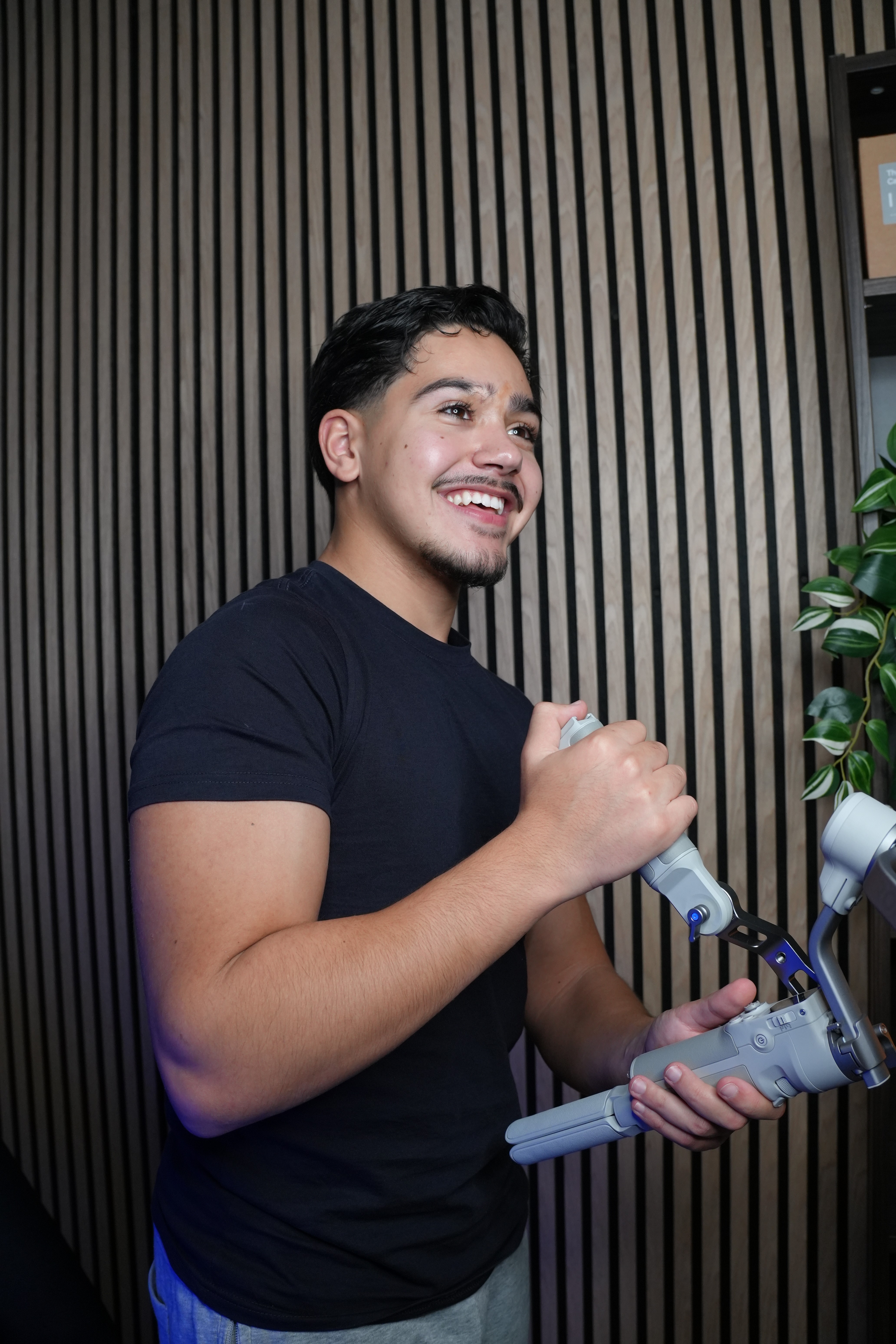 Photo of Hamza as a music producer