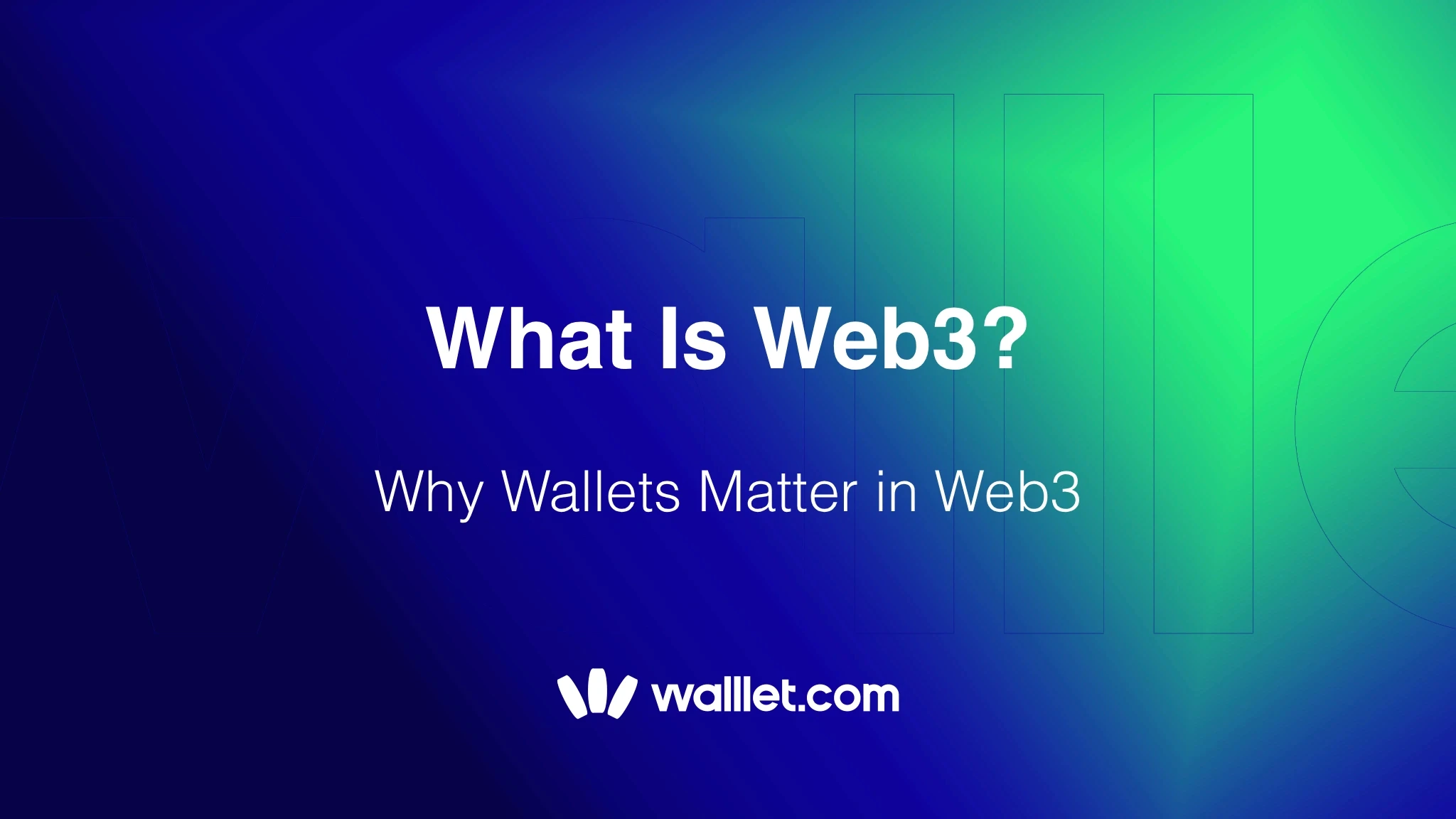 What Is Web3,Why Wallets Matter in Web3