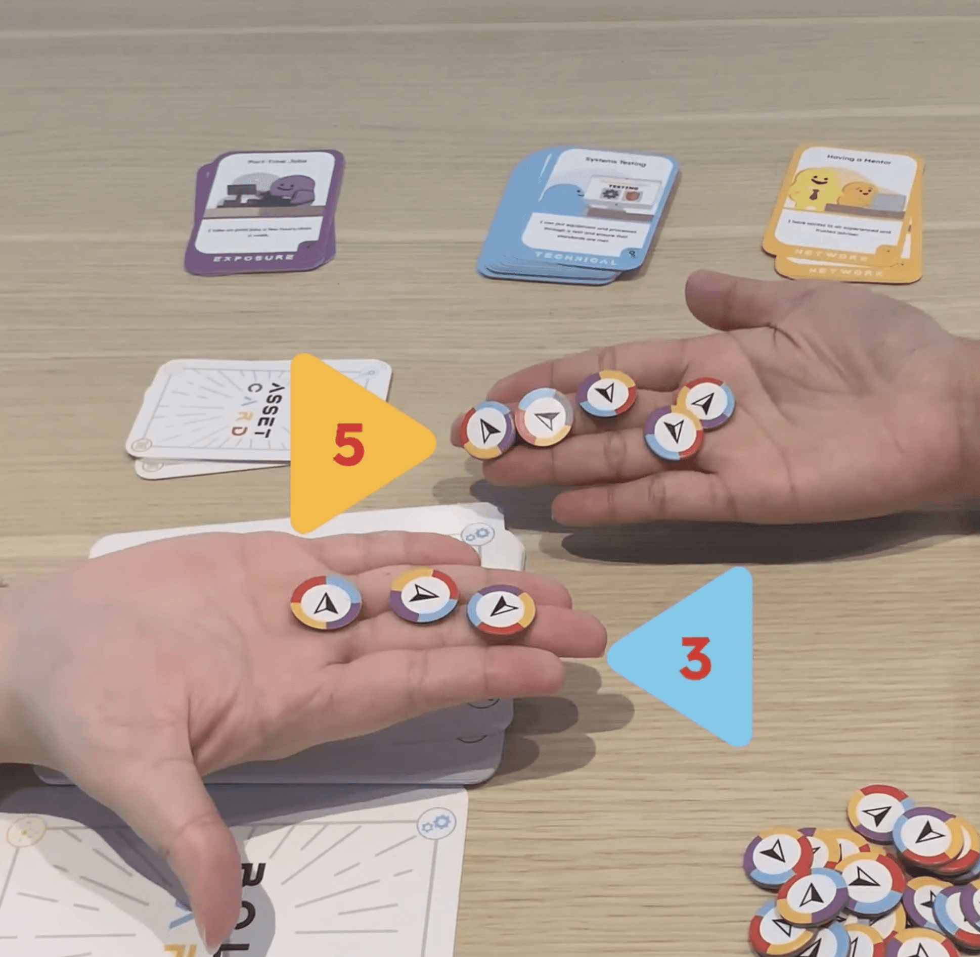Close-up of a tree stump showing growth rings and a textured brown wood surface.