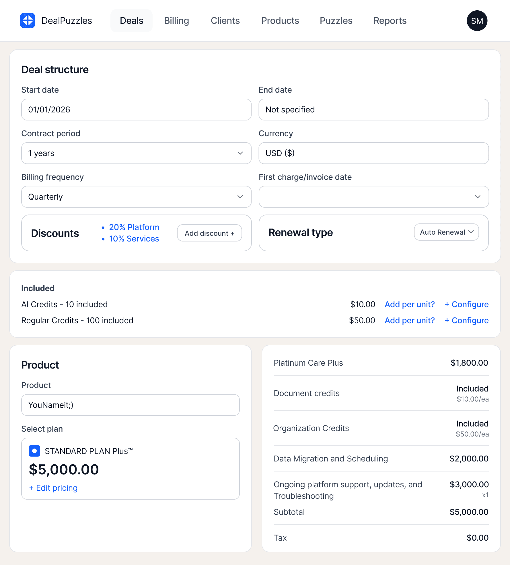 A screenshot of a user interface displaying various account details and options for management.
