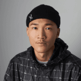 Studio photo of a asian man, a photo for the blog author photo