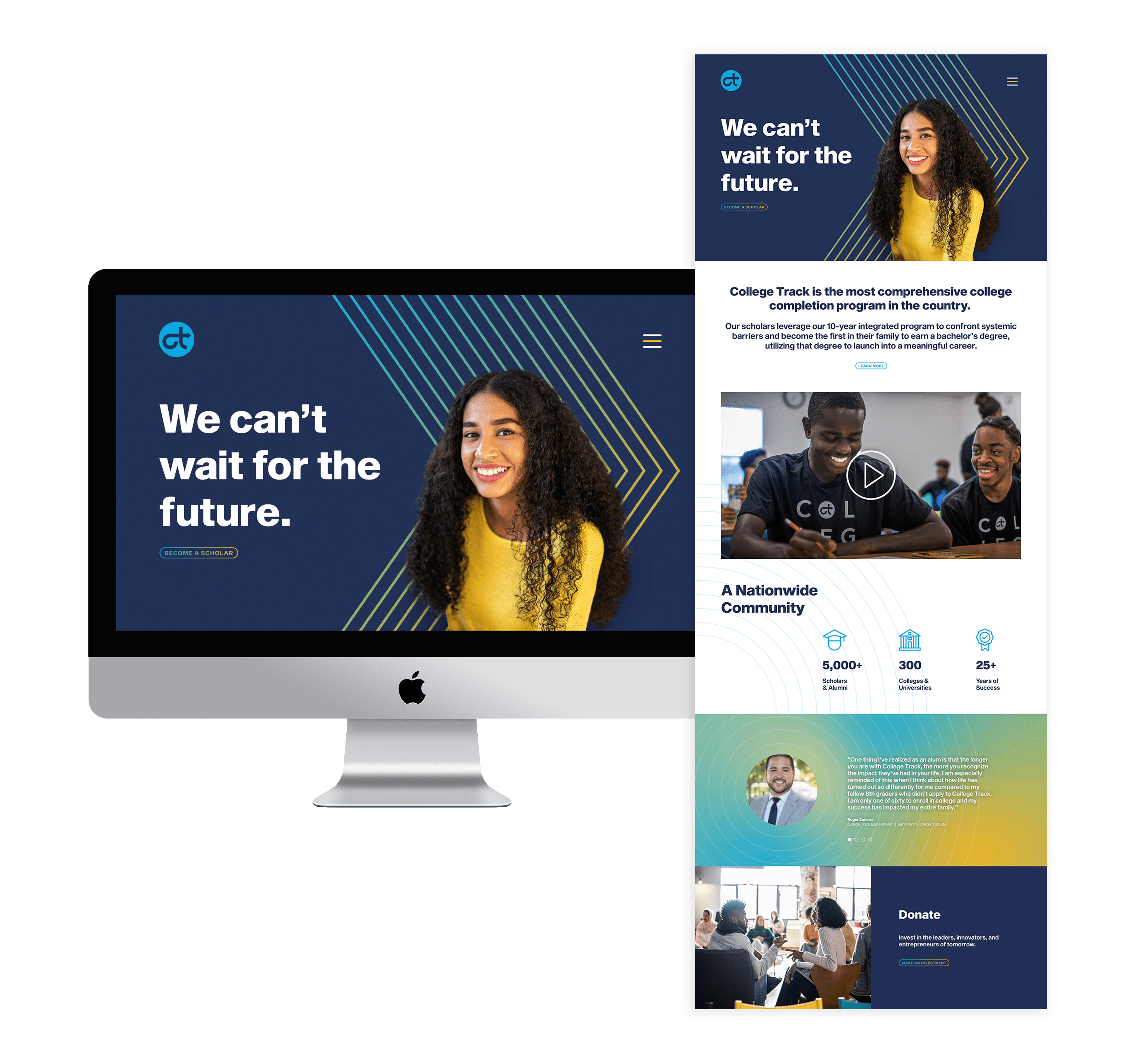 website homepage design