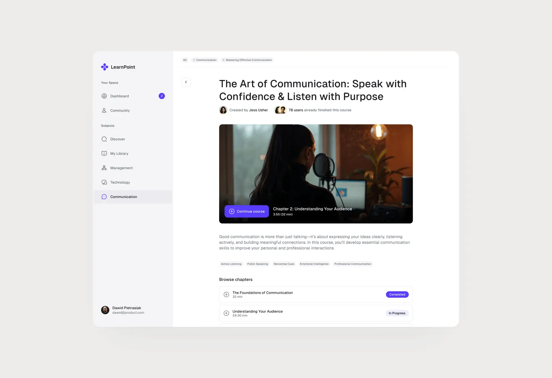 Hero image featuring a website on the laptop