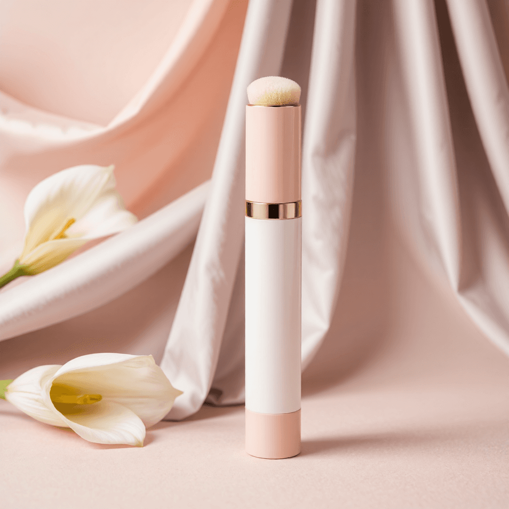 product photography of a color correcting makeup wand used for concealing imperfections