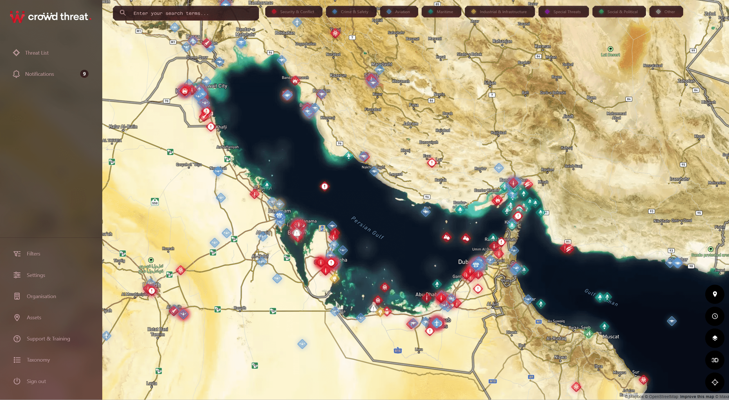 Crowd Threat — local eyes on global threats