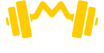 Muscle Engineer primary logo in yellow on dark surface