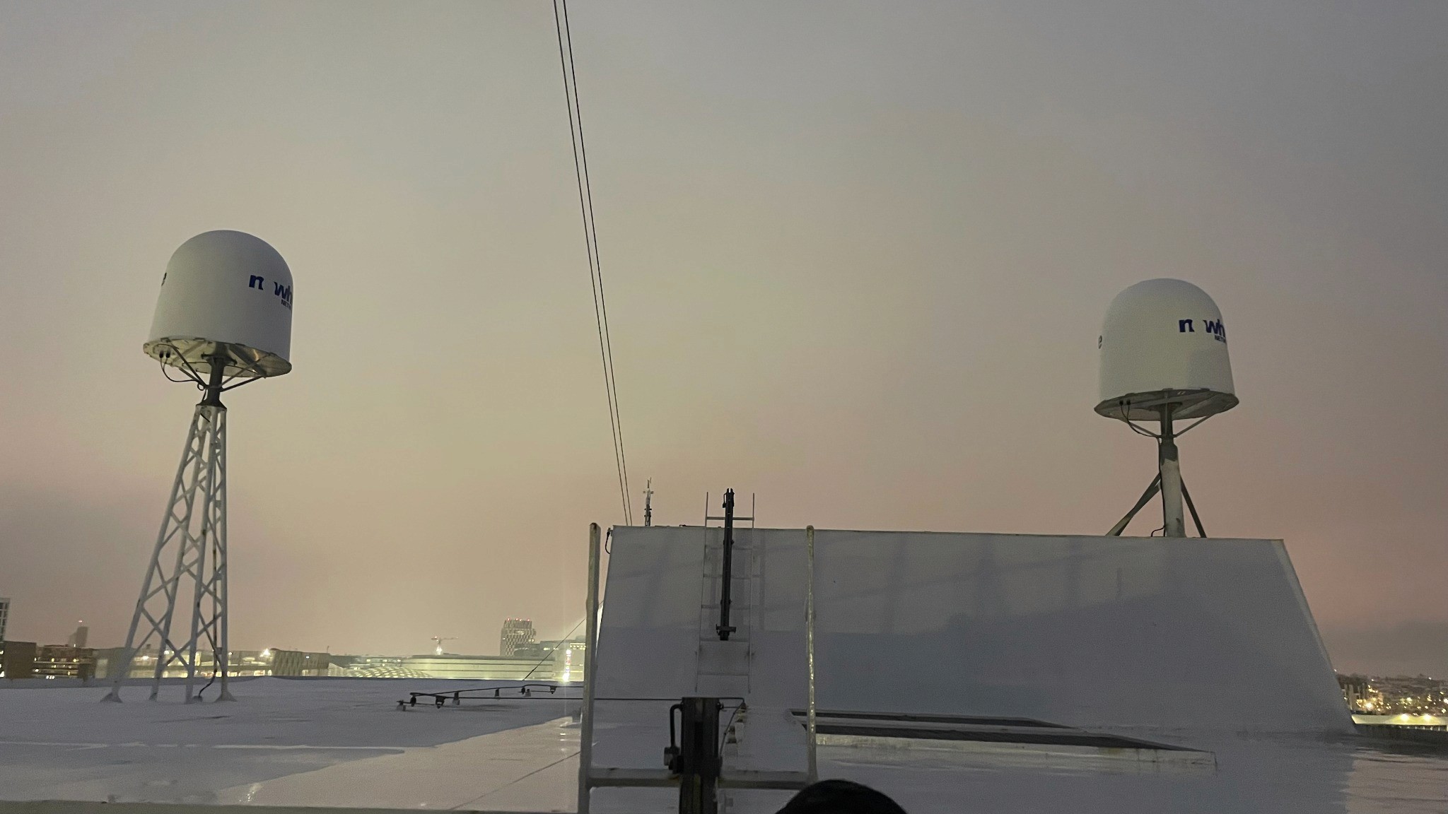 Marine communications installation