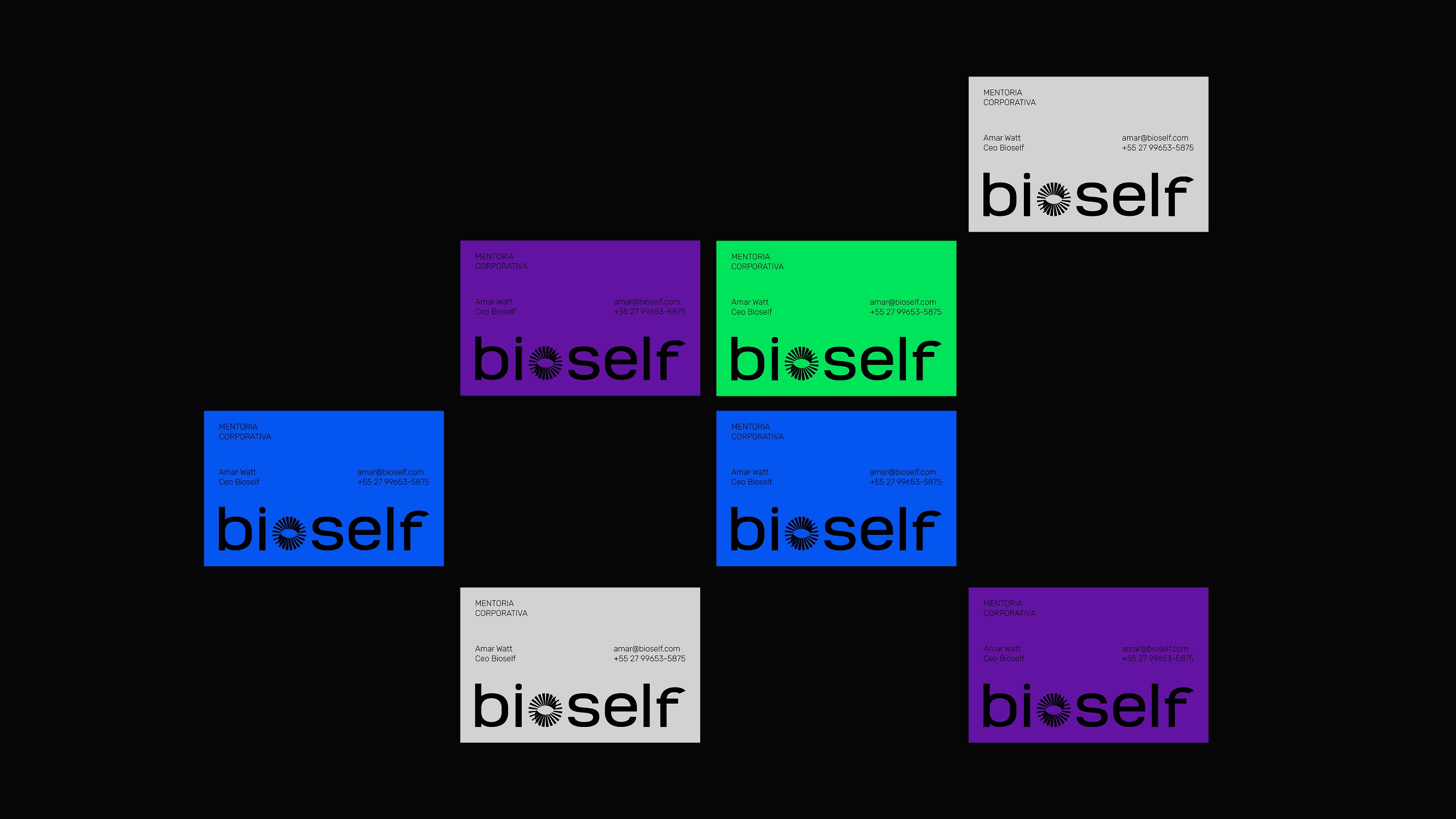 Projeto de identidade visual para Bioself
