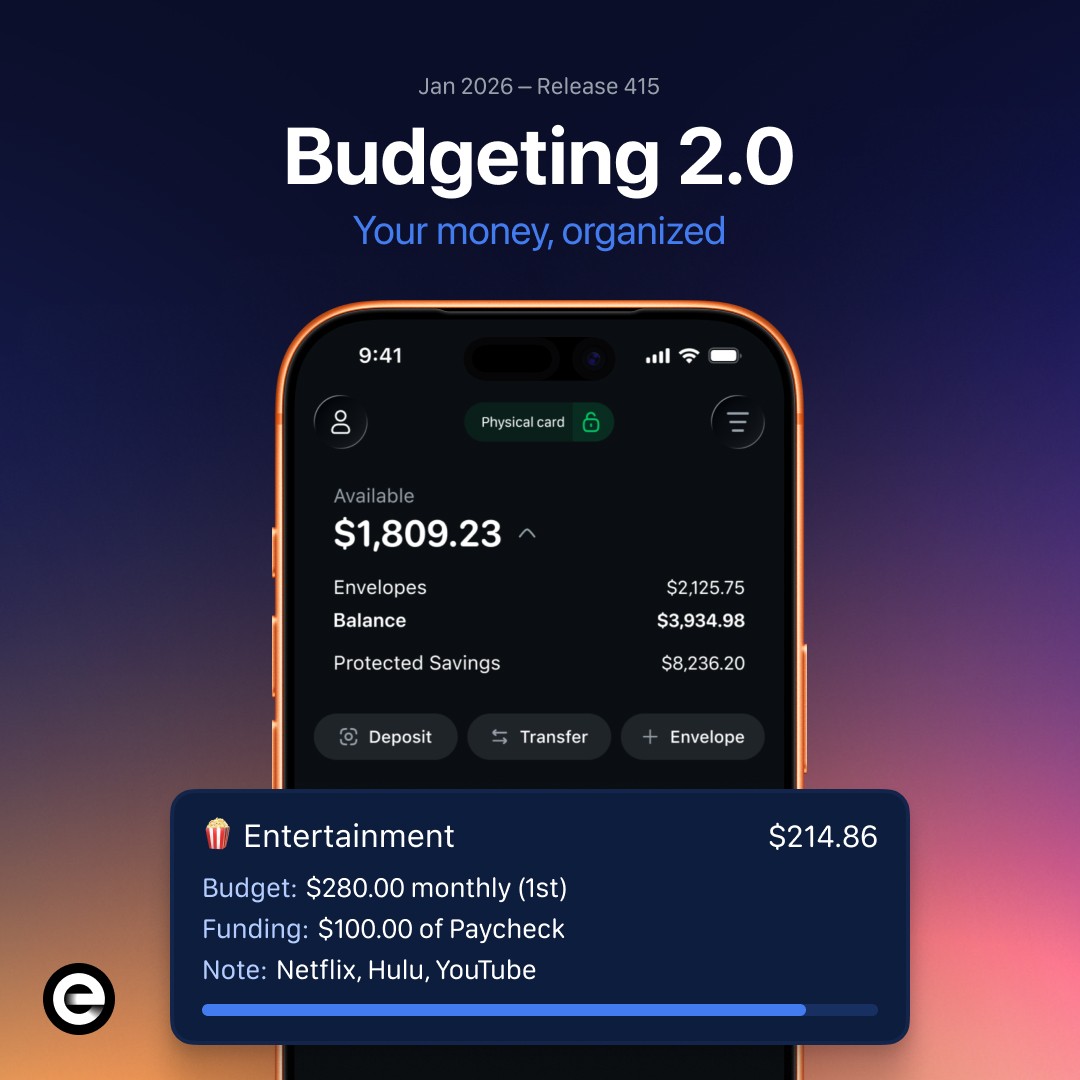 envelope budgeting 2.0 release