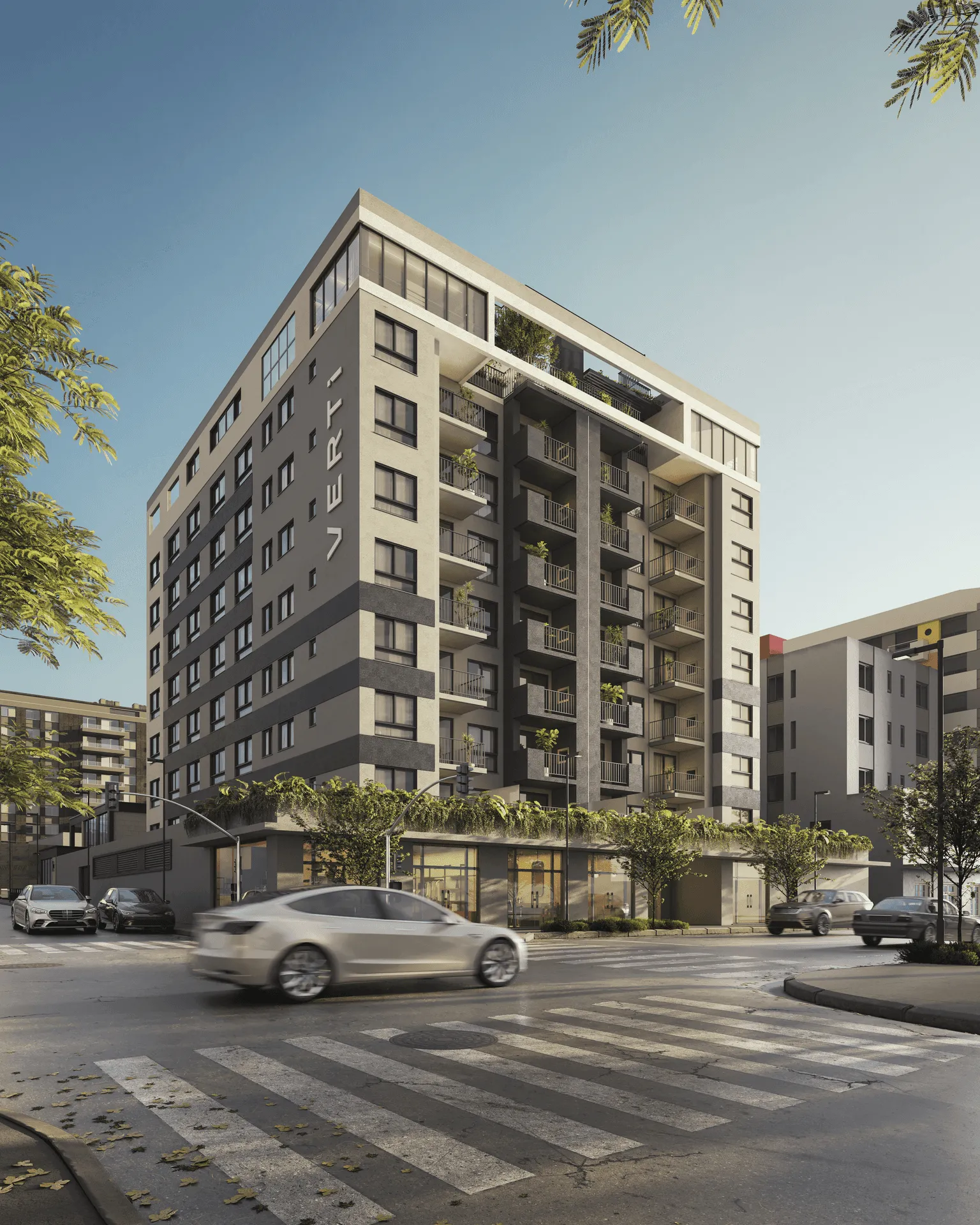 Fachada diurna apartamento verti pleno empreendimentos pelotas