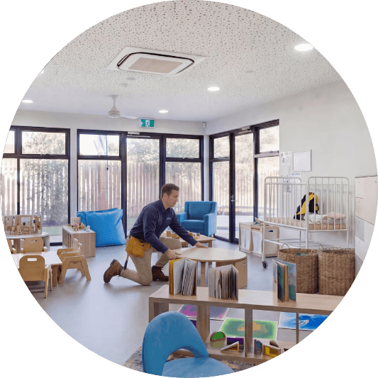 Girl smiling with coffee mug