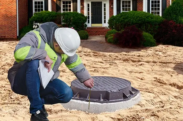 Professional septic inspection in Canton, GA.