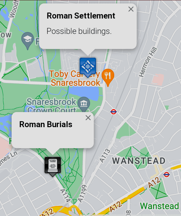 Illustration relating to Roman-era Wanstead