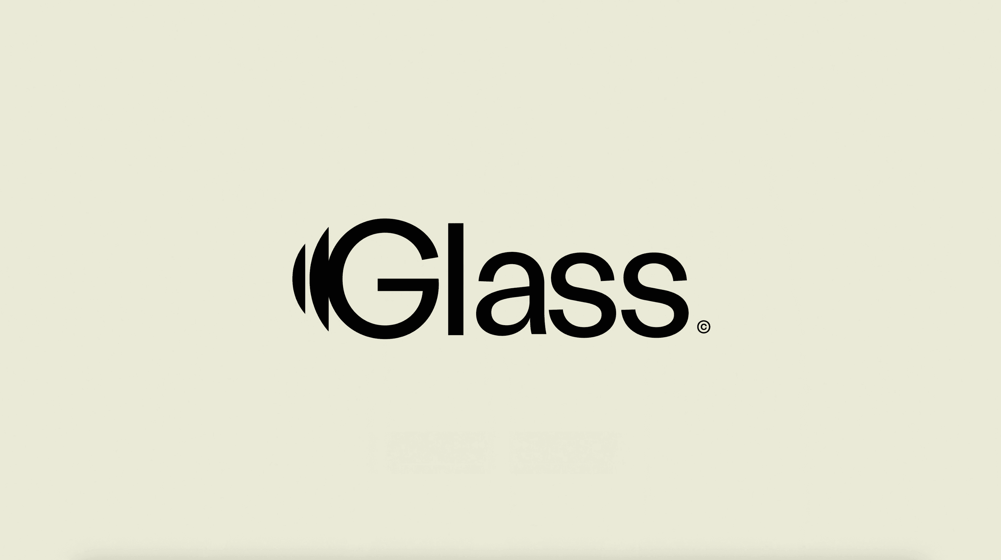 Glass brand identity by Kallan & Co
