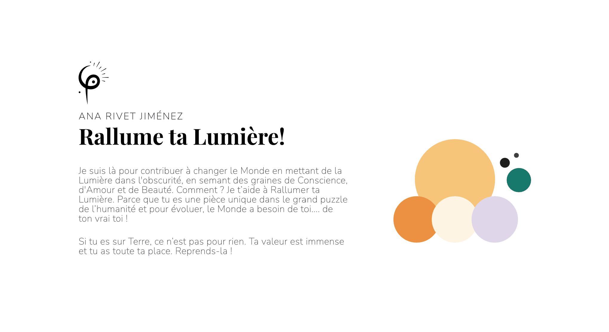 Ana Rivet overview logo with fonts and colors