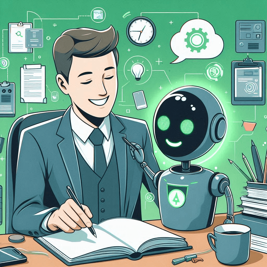 An AI Robot Talking With Human Counterpart