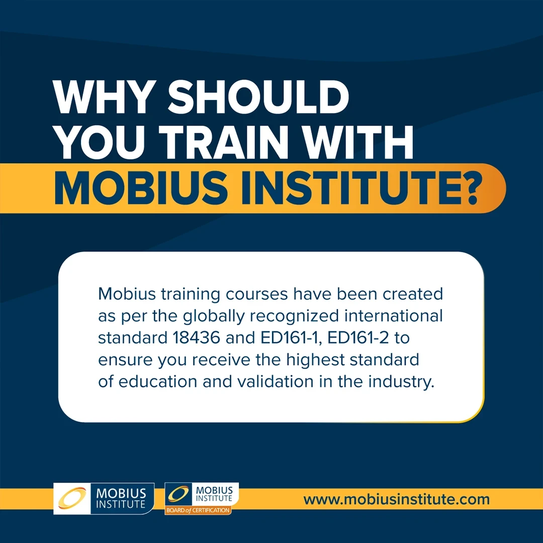 Social media graphics for Mobius Institute training programs