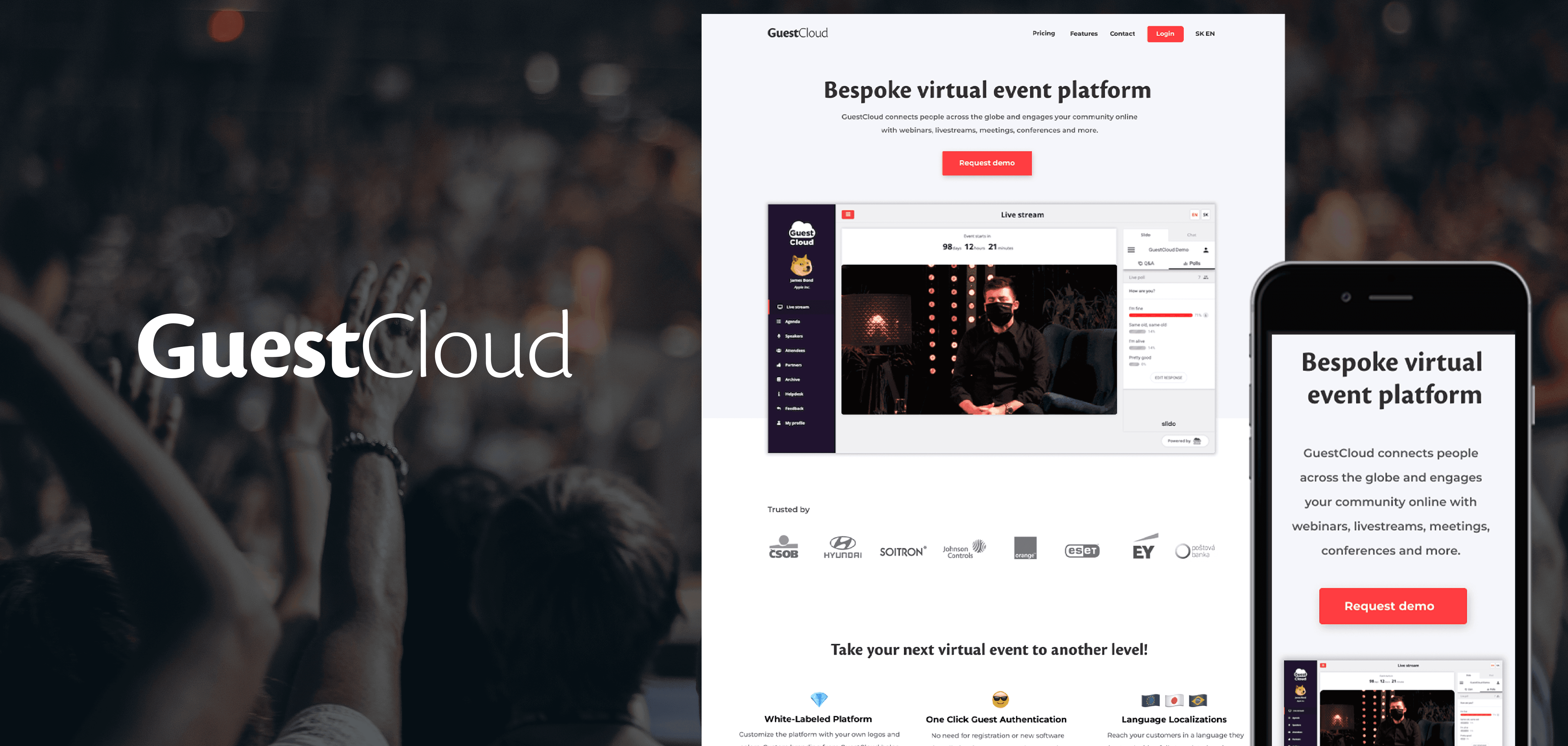 GuestCloud - Bespoke Virtual Event Platform